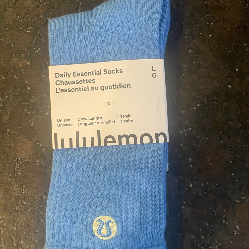 lululemon athletica Casual Blue Socks